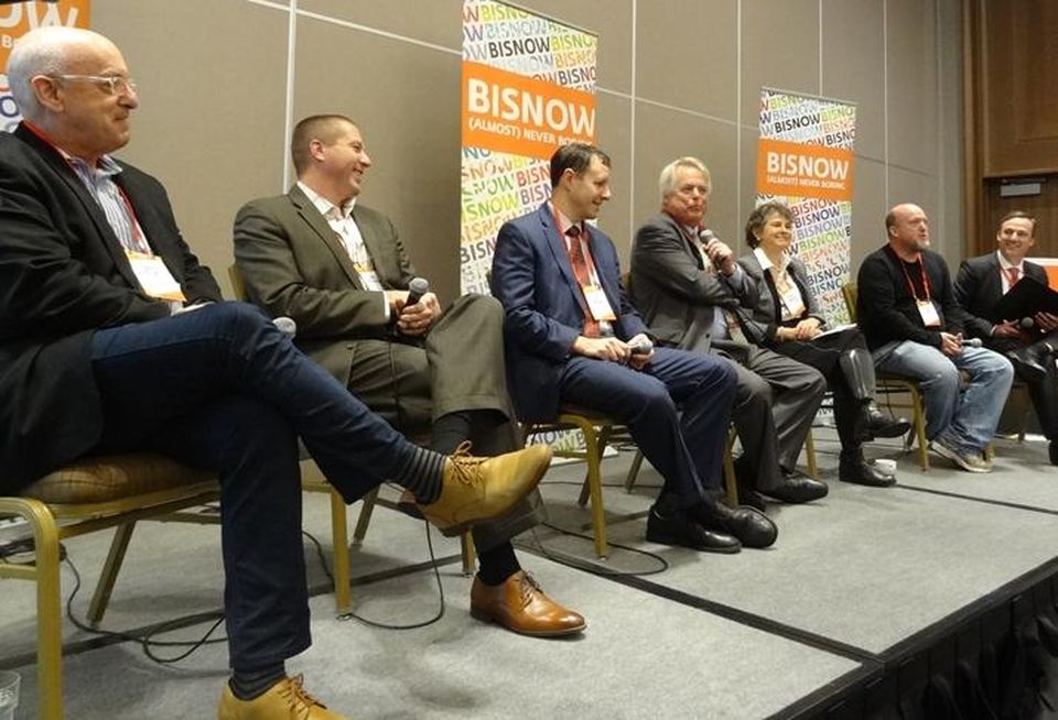 California College of the Arts' David Meckel, American Campus Communities' Noel Brinkman, DCI Engineers' Jeff Brink, UC Hastings College of Law's David Seward, TMG Partners' Denise Pinkston, SFHAC's Todd David and Reuben, Junius & Rose's Daniel Frattin, who moderated