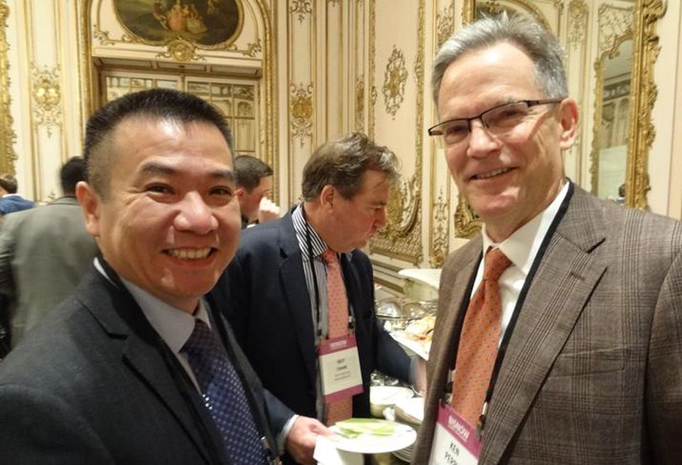 Ken Perry, The Swig Company CEO, speaks with Kai Ching of Alain Pinel Realtors