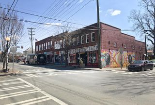 Retail block in NoDa