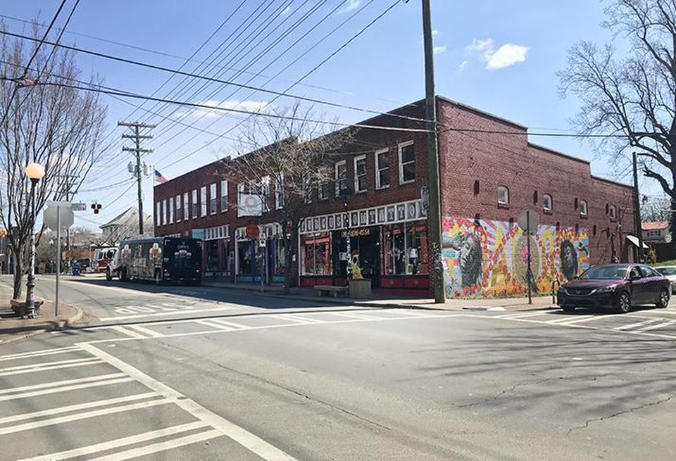 Retail block in NoDa