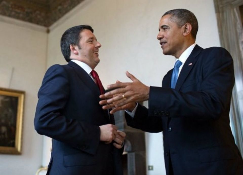 Matteo Renzi, Barrack Obama