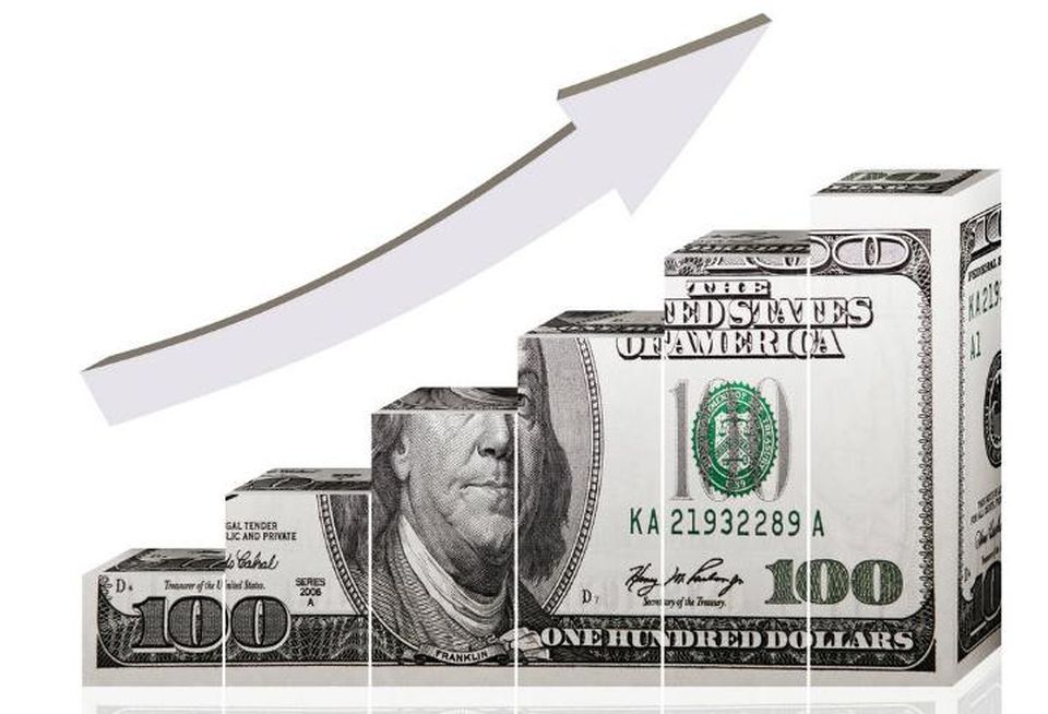 Graph, chart, money, cap markets
