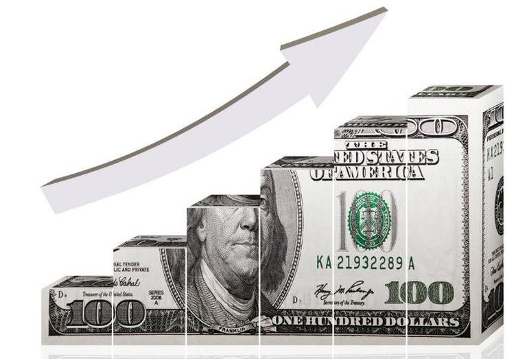 Graph, chart, money, cap markets
