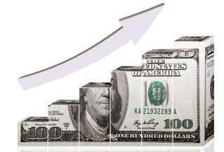 Graph, chart, money, cap markets