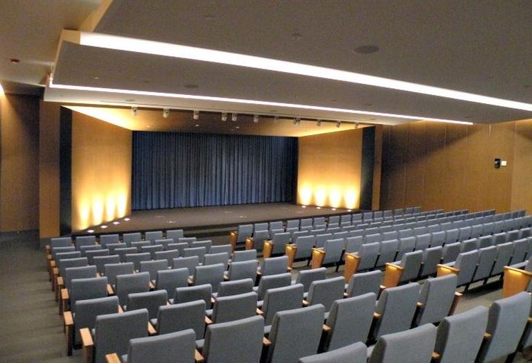 The Neville Pilling Theater inside Zurich North America HQ, Schaumburg, IL.