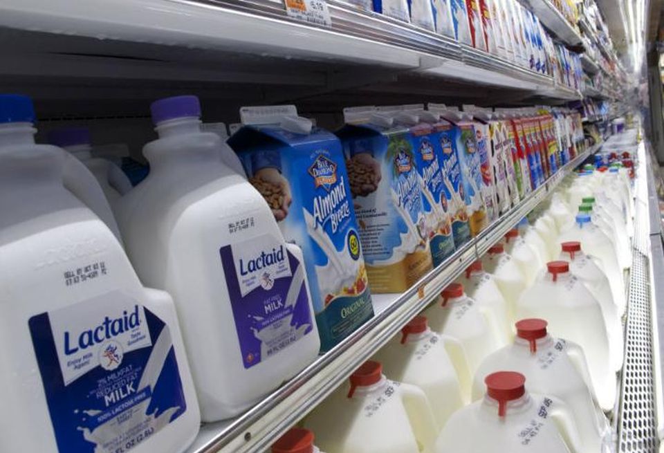 grocery store, milk