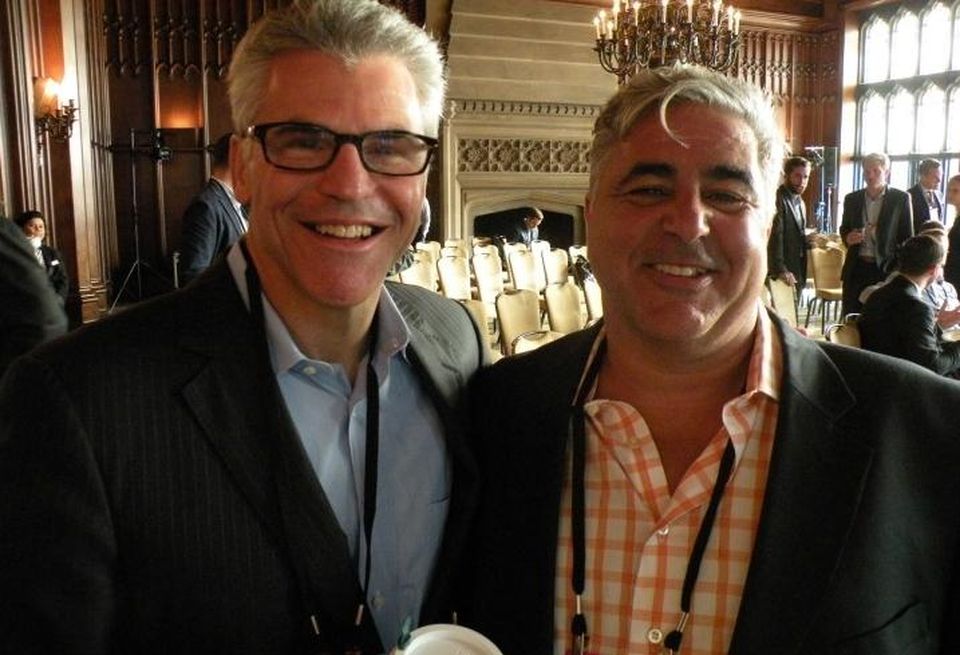 Wrightwood Financial founder/CEO Bruce Cohen and Mauge, Inc. principal Carmen Maugeri