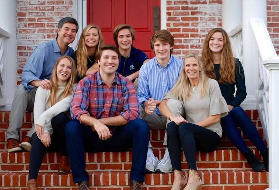 Bohler Engineering CEO Adam Volanth (left) with his family.