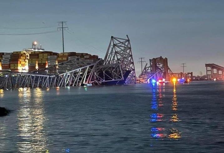 Baltimore's Key Bridge collapsed after a cargo ship slammed into it Tuesday morning.
