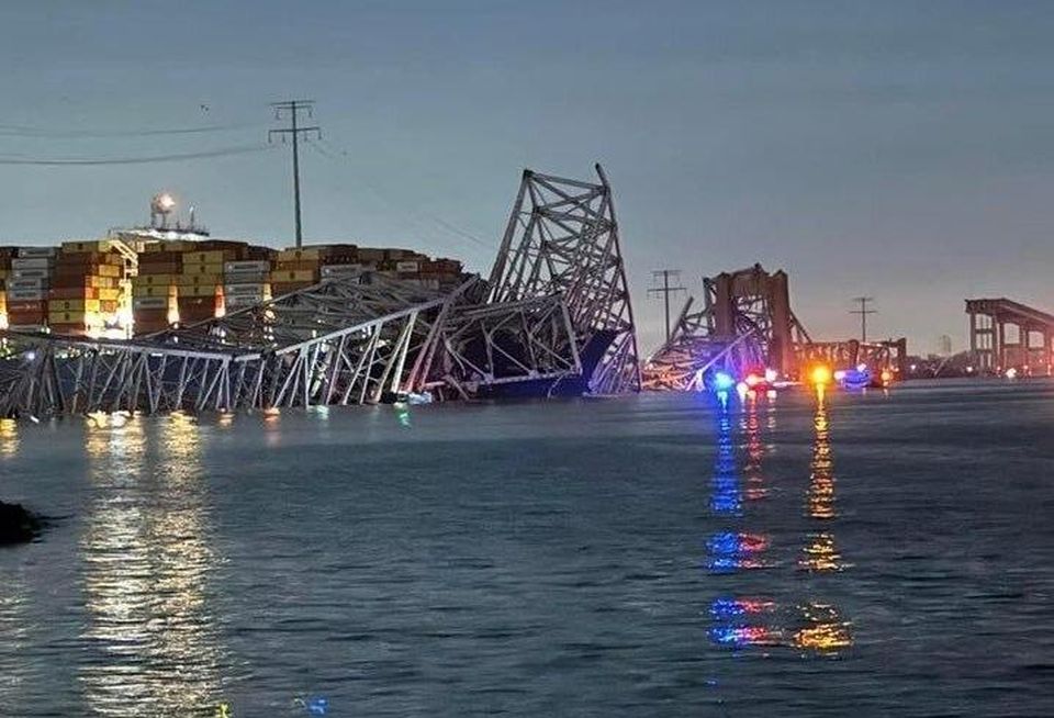 Baltimore's Key Bridge collapsed after a cargo ship slammed into it Tuesday morning.