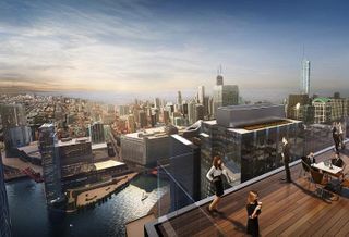 110 North Wacker Drive Approaching Lease-Up As Opening Day Nears