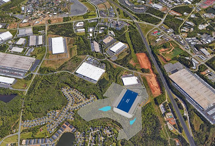 Rockefeller Group purchased 60 acres of land in Fort Mill for a 370K SF industrial spec building.