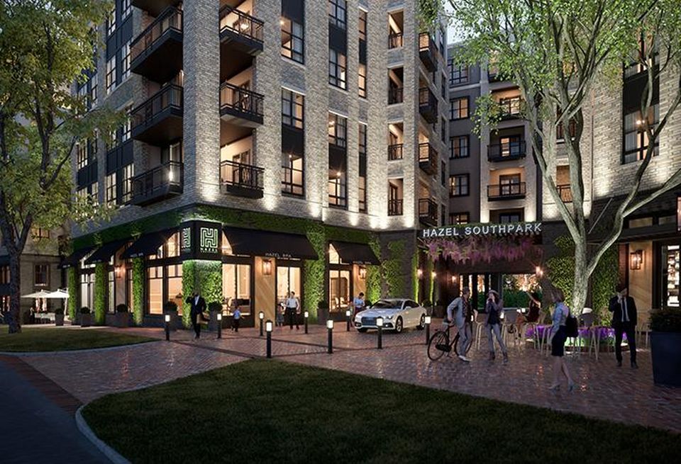 ZOM Hazel SouthPark luxury apartments will feature retail and restaurant space
