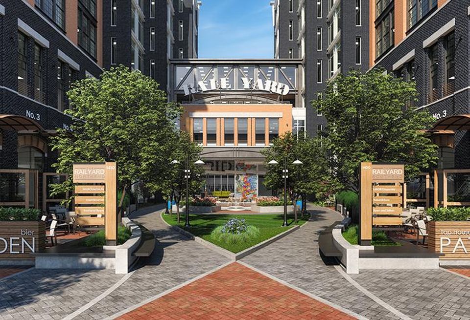 Construction is underway for The RailYard, South End’s latest mixed-use development for Beacon Partners.