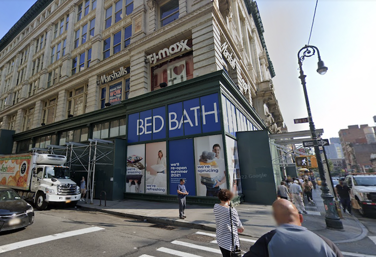 Bed Bath & Beyond's flagship Manhattan location, pictured before its renovations completed last summer. 