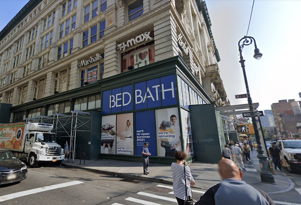 Bed Bath & Beyond's flagship Manhattan location, pictured before its renovations completed last summer.