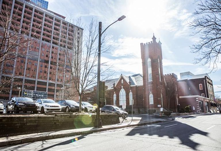 Grace on Brevard and Mecklenburg Investment Company are two of Brooklyn's original remaining buildings. Homes were razed during urban renewal in the 1960s.