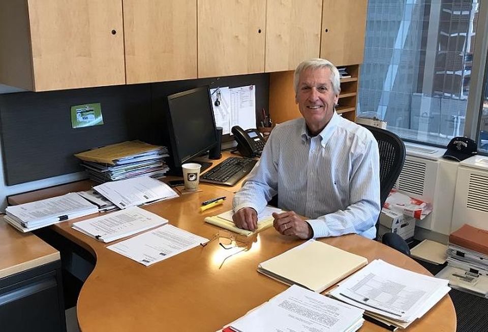 John Wilson at desk HSA