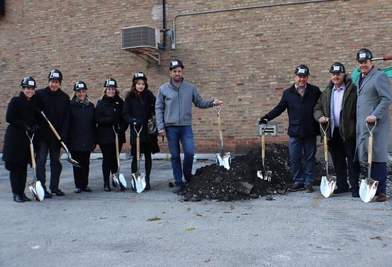 306 W Erie Groundbreaking Photo