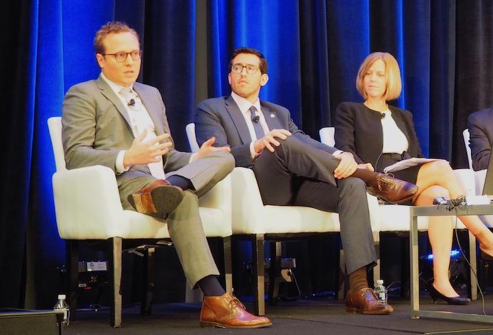 CIM Group's Garett Bjorkman, Department of Housing and Urban Development's Alfonso Costa and Javelin 19's Jill Homan