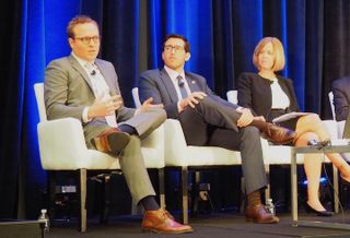 CIM Group's Garett Bjorkman, Department of Housing and Urban Development's Alfonso Costa and Javelin 19's Jill Homan