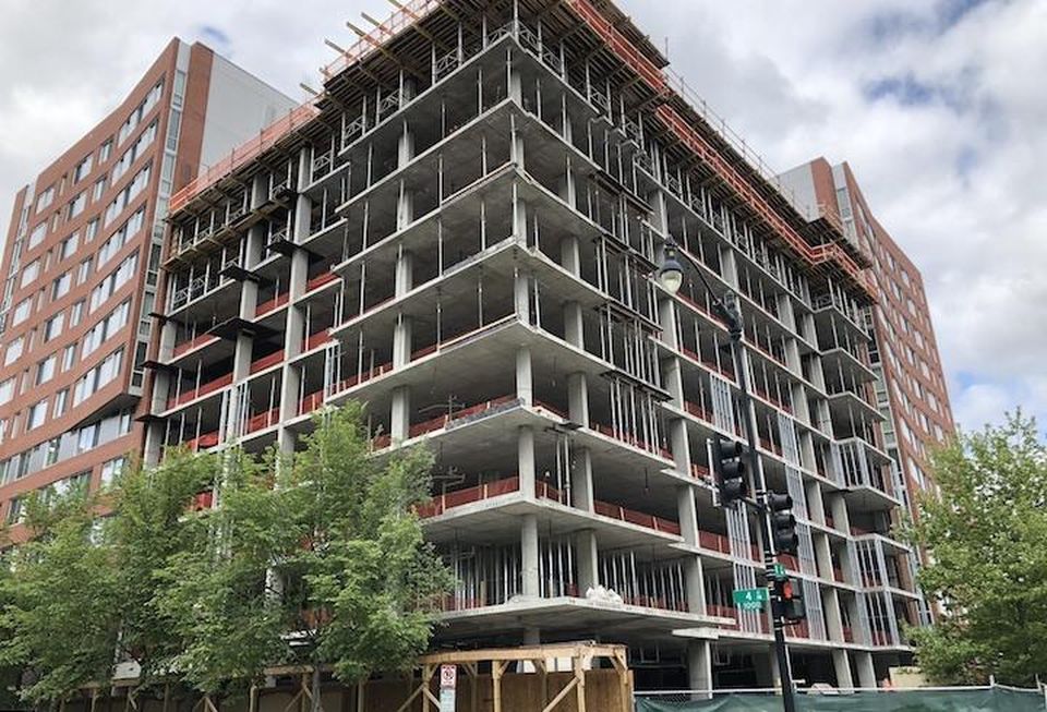 The Holiday In Express hotel project at 317 K St. NW.