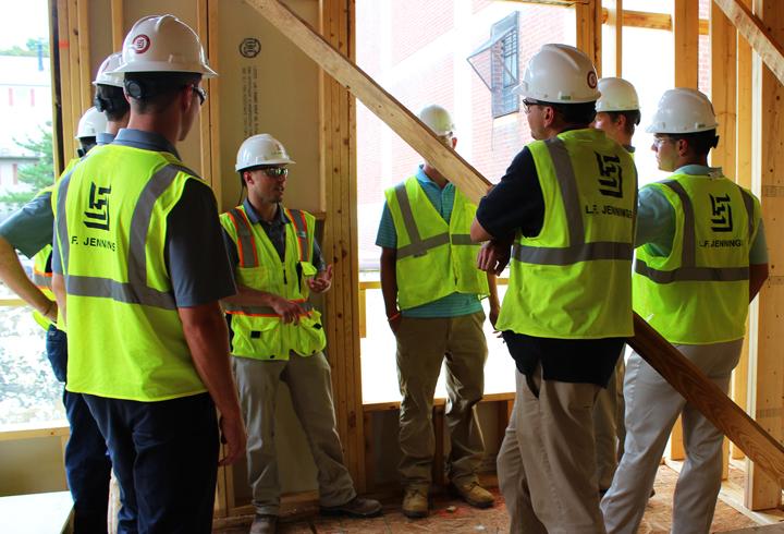 L.F. Jennings interns during Adams Morgan construction