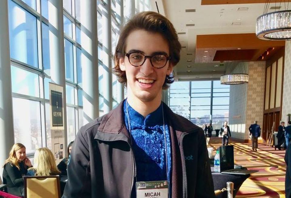 Micah Green, 21, dropped out of Cornell after his freshman year to start up Maidbot, a robot housekeeping company.