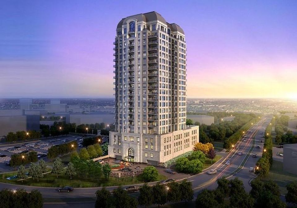 The Butler, a 22-story condo development in Oak Brook.
