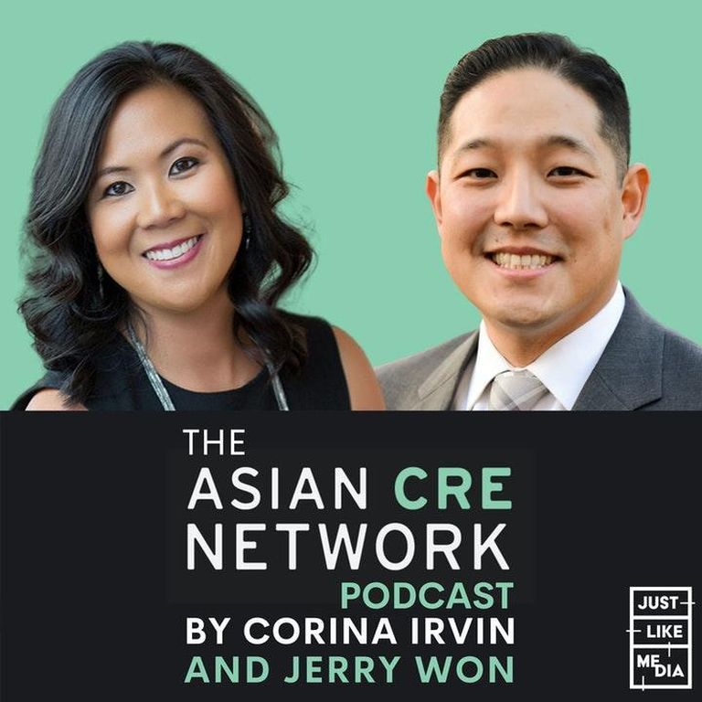 Corina Irvin and Jerry Won, hosts of the Asian CRE Network Podcast and co-founders of the Asian CRE networking group. 