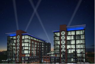 Rendering of RailYard in South End Charlotte