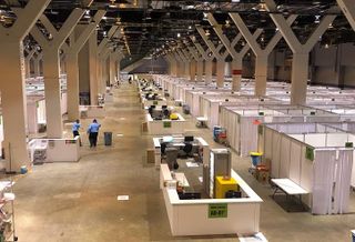 McCormick Center’s Conversion Into Temporary Healthcare Facility Enters New Phase