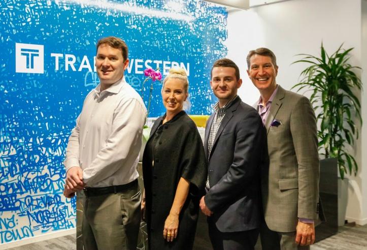 Transwestern Executive Vice President Kevin Moore, Senior Associate Kimberlyn de Buhr, Business Analyst Stephen Sevenich and Executive Vice President John Ziesmer