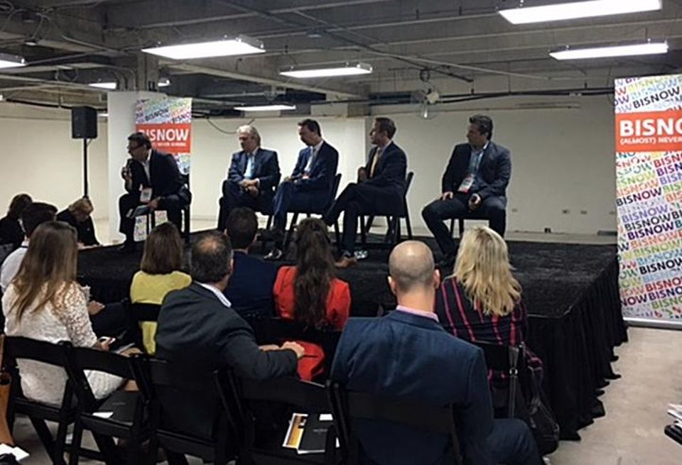 Vidaris' Robert LiMandri Rilea Group Alan Ojeda, Pininfarina of America's Matteo de Lise, CBRE's Shay Pope, and Barlington Group's Martin Pinilla