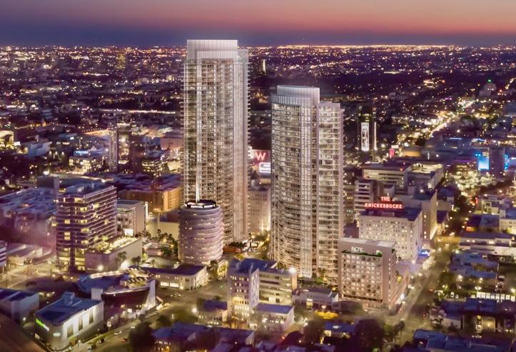 Rendering of the Los Angeles MP Hollywood Center