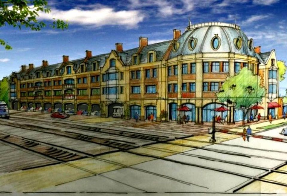 A rendering of Troy Realty's proposed  44-unit apartment building the firm wishes to build at 6655 North Oliphant Avenue in Chicago