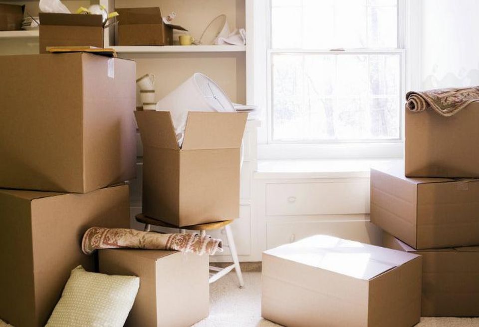 moving boxes, packing, relocating