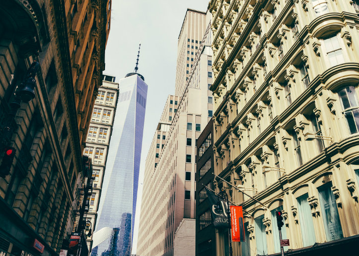 Commercial real estate, towers, office building