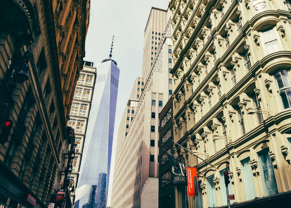 Commercial real estate, towers, office building
