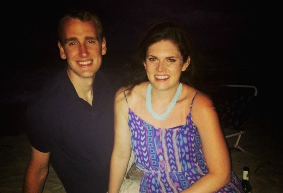 JLL's Keara Fanning with fiance, Rick.