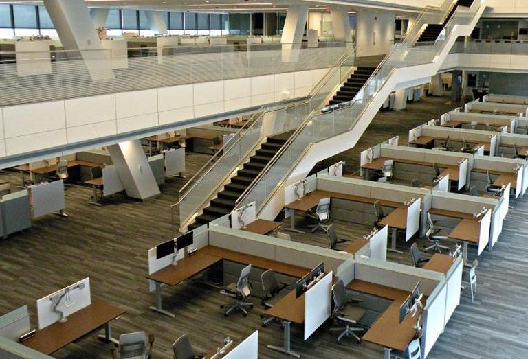 Some of the offices at Zurich's North American HQ, Schaumburg, IL.