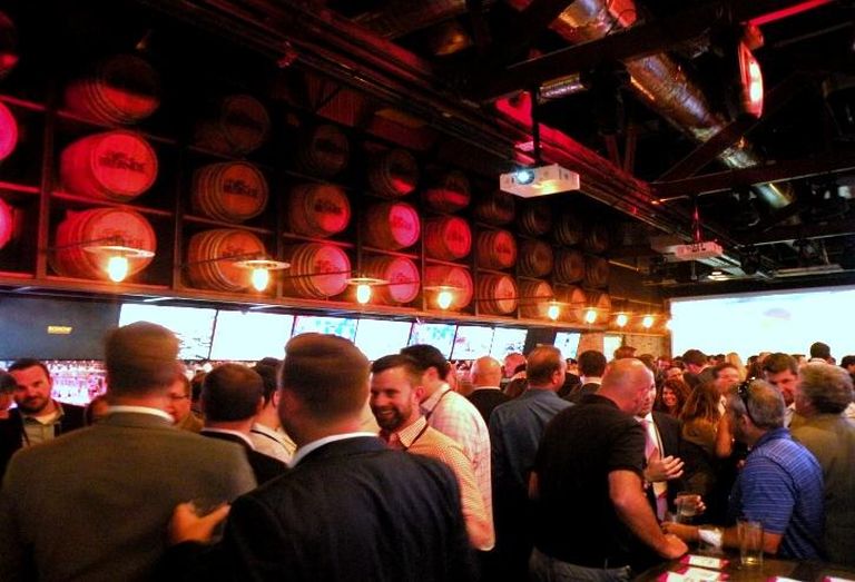 A look at the crowd at Bisnow's Summertime Schmooze in Chicago.