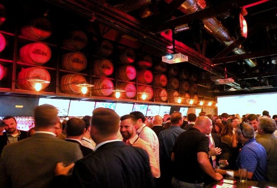 A look at the crowd at Bisnow's Summertime Schmooze in Chicago.