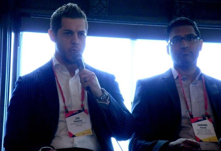 Scarlett Hotel Group Principal Zio Pekovic and Oxford Capital Group Principal Sar Peruri