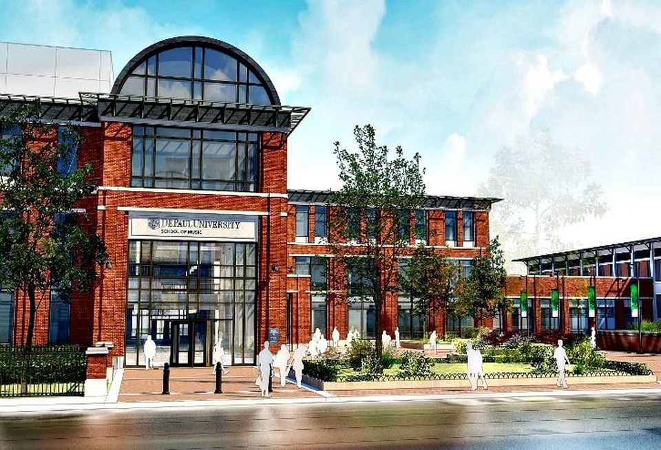 DePaul University is building a new music center on its Lincoln Park campus.