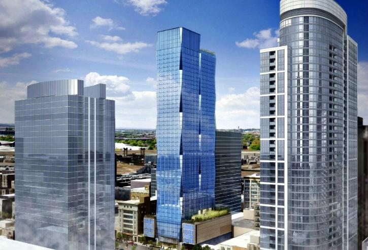 A rendering of 1326 South Michigan Avenue, being developed by Murphy Development Group and CIM Group