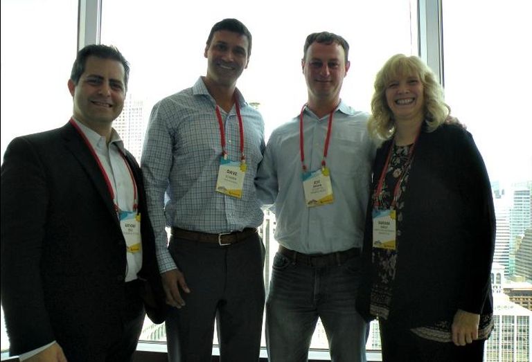 Freeborn & Peters Partner Anthony Zeolio, Origin Investments Principal Dave Scherer, T2 Capital Management CEO Jeff Brown and American Landmark Properties Senior Vice President Barbara Carley