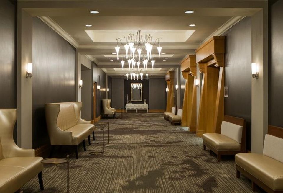 The Renaissance Chicago O'Hare Suites Hotel's renovated ballroom foyer