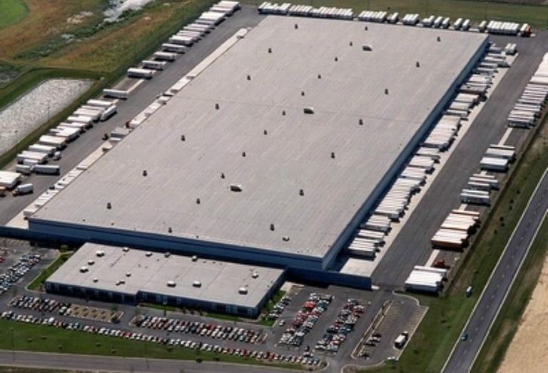 Amazon is leasing this industrial building at 1125 Remington Boulevard in Romeoville, IL.