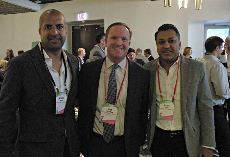 Sherpa Capital Group principal Ashish Parikh, KeyBank Real Estate Capital senior vice president John Hofmann and Sherpa Capital Group managing principal Rahul Shah